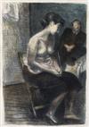 RAPHAEL SOYER Three lithographs.